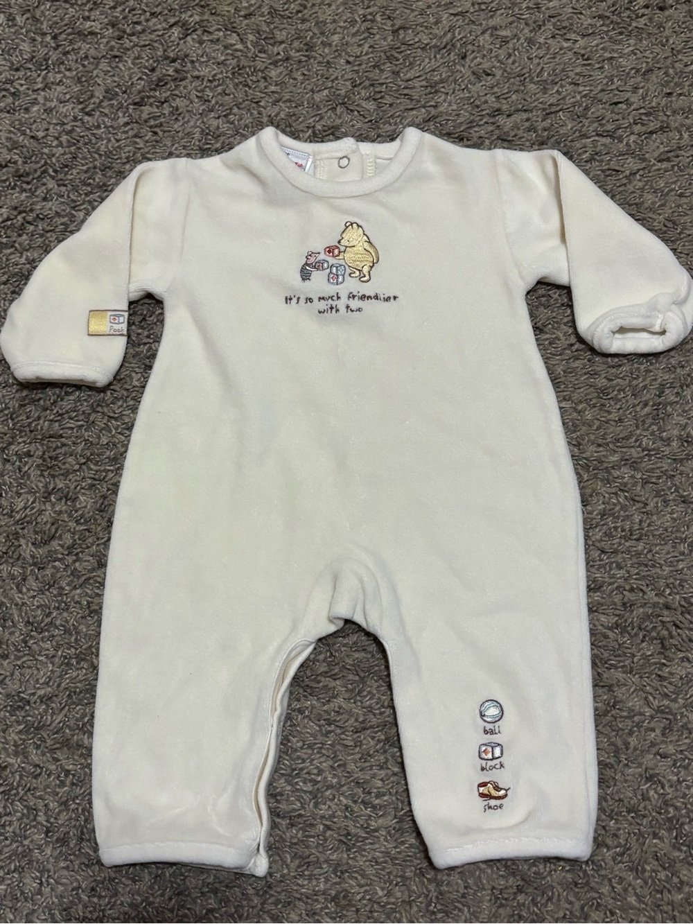 Vintage winnie the pooh romper
